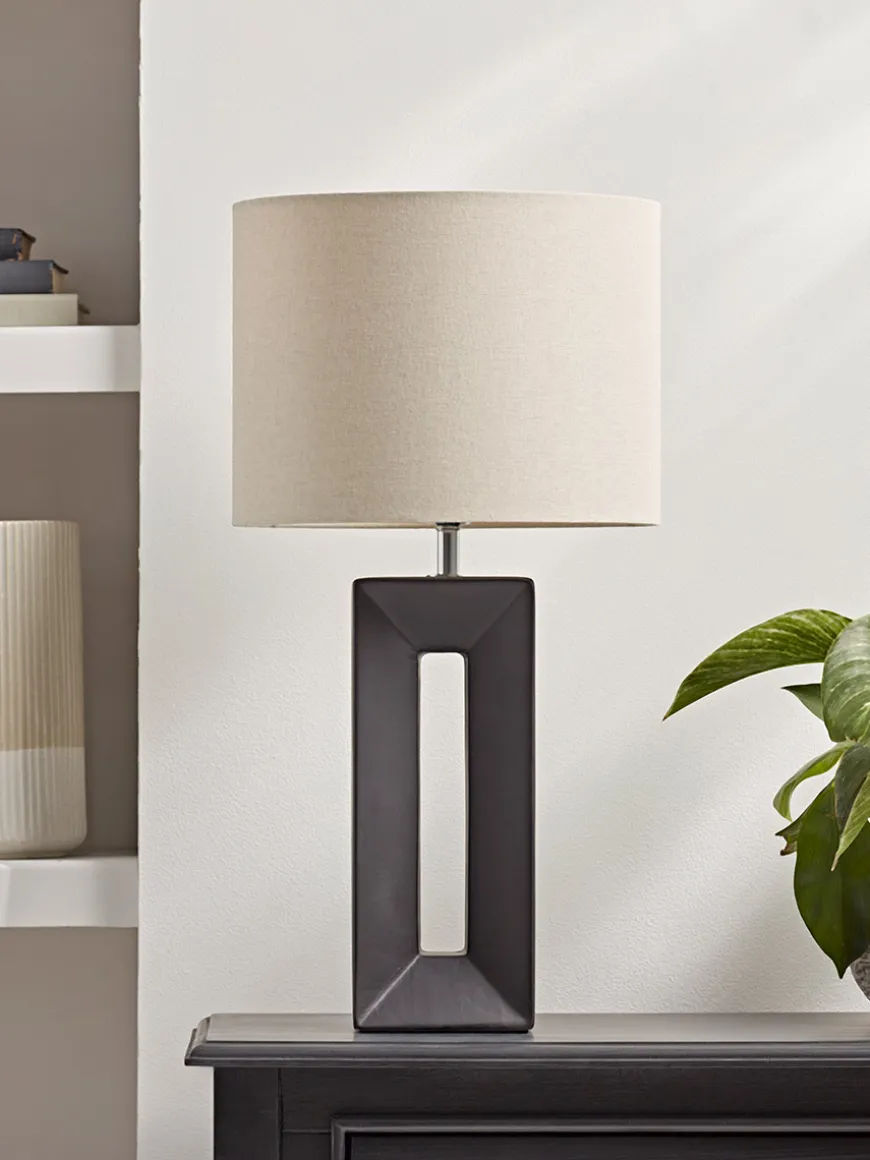 Abstract Block Table Lamp