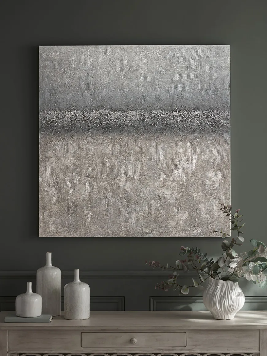 Abstract Breaking Waves Canvas