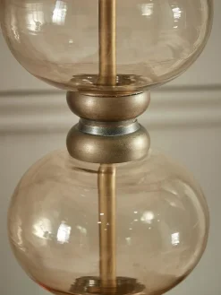 Aged Bubble Glass Table Lamp