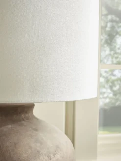 Aged Ceramic Table Lamp