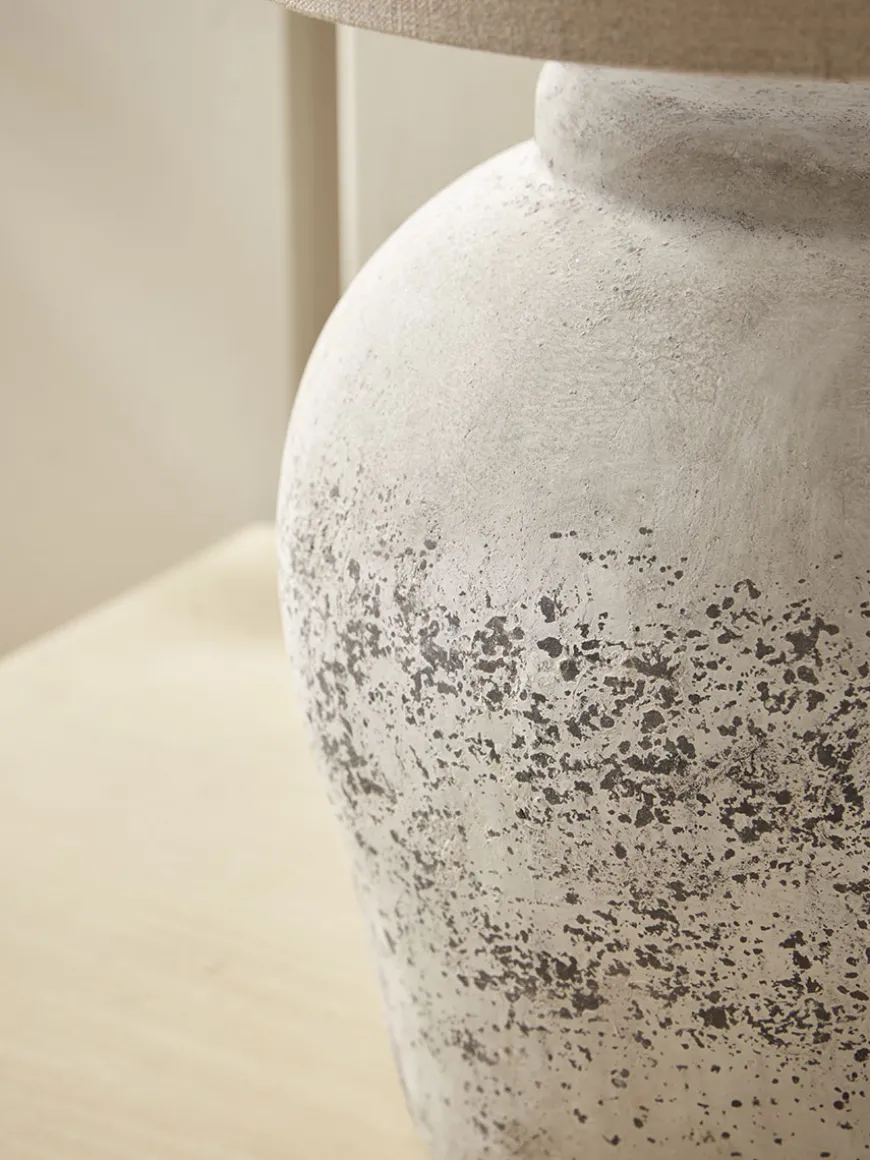 Aged Concrete Table Lamp