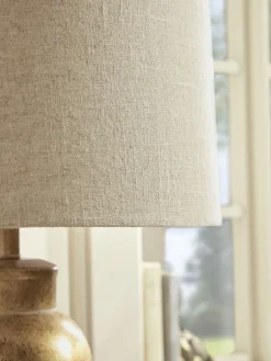Aged Metal Table lamp