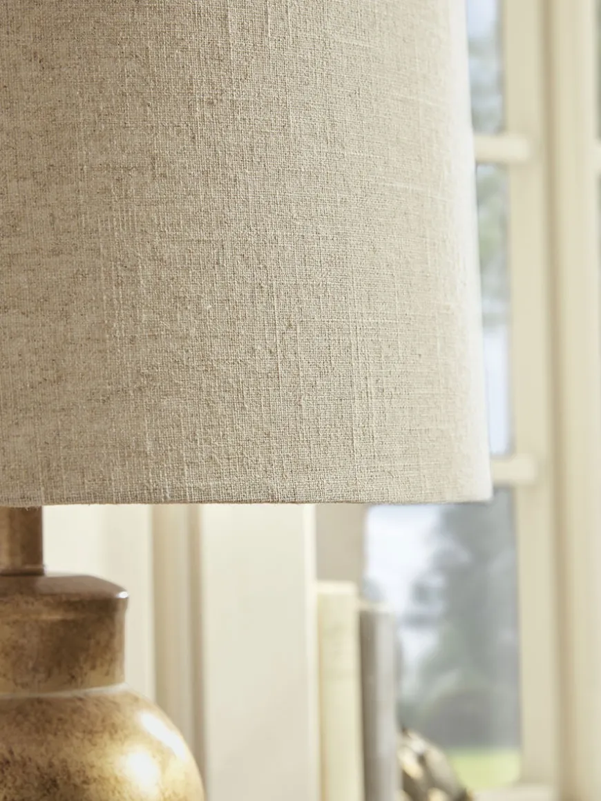 Aged Metal Table lamp