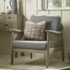 Aged Wicker Occasional Chair