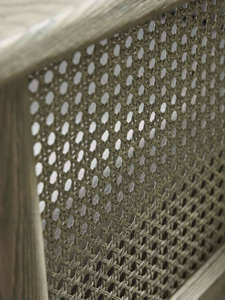 Aged Wicker Occasional Chair