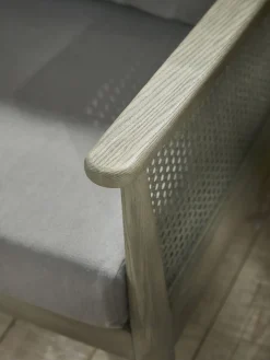 Aged Wicker Sofa
