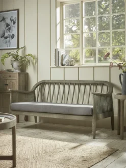 Aged Wicker Sofa