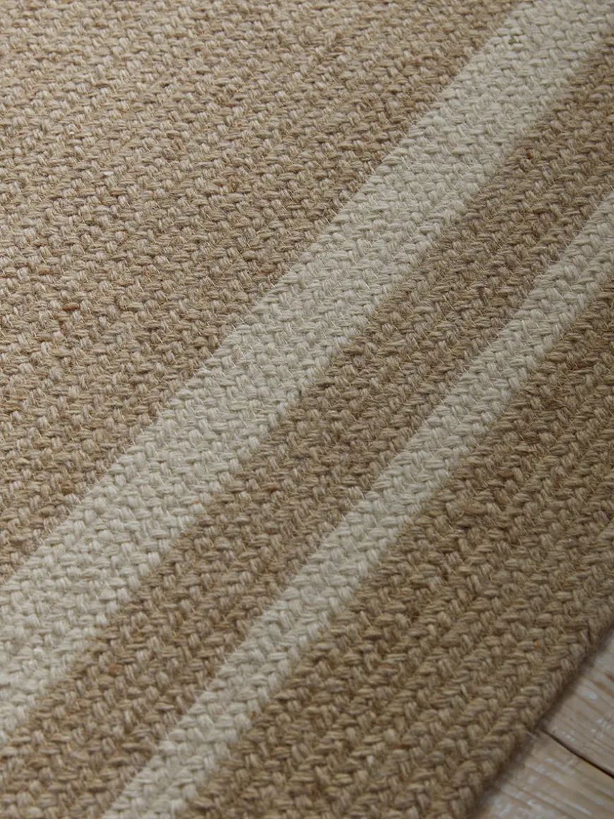 Agna Border Rug - Natural