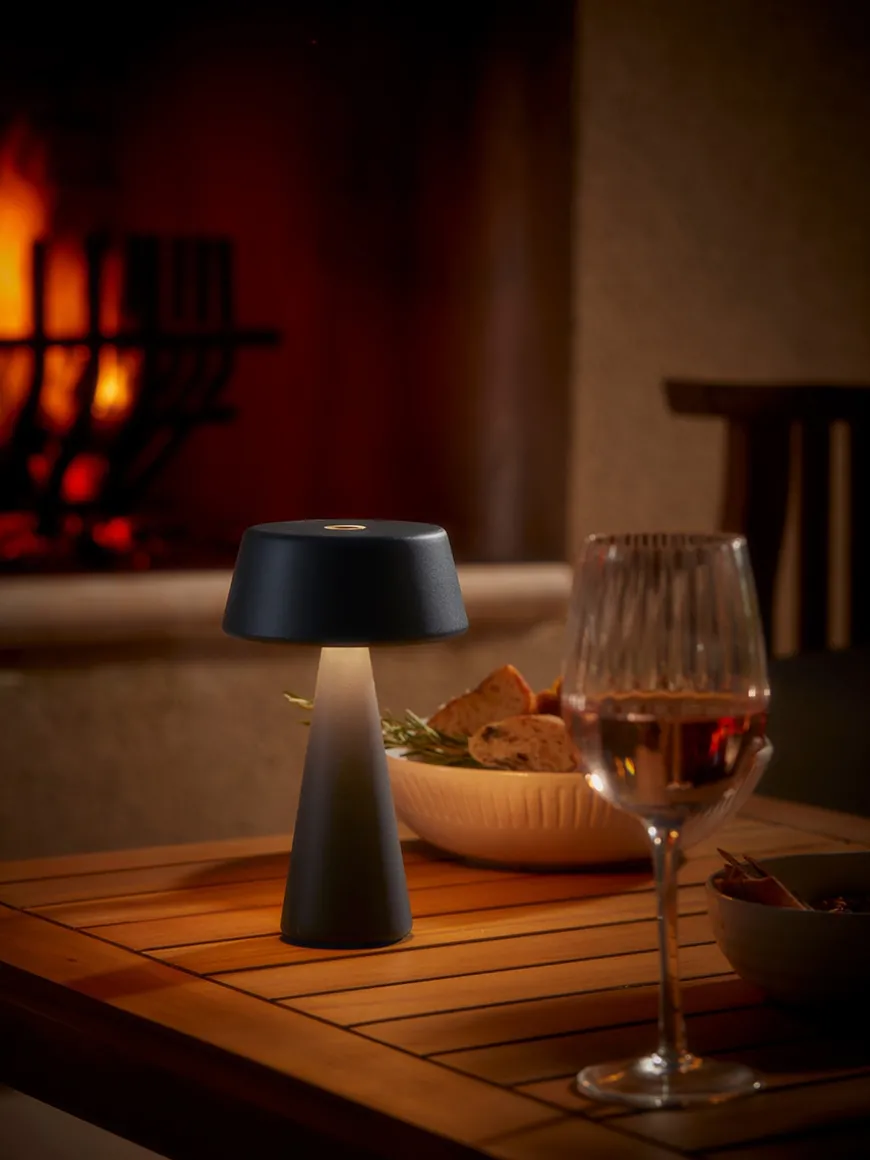 Aldan Outdoor Table Lamp - Black