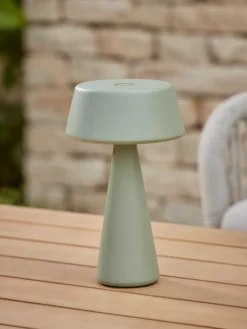 Aldan Outdoor Table Lamp - Sage Green