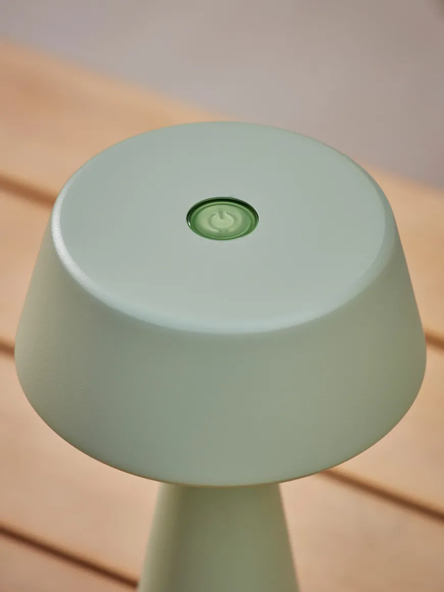 Aldan Outdoor Table Lamp - Sage Green