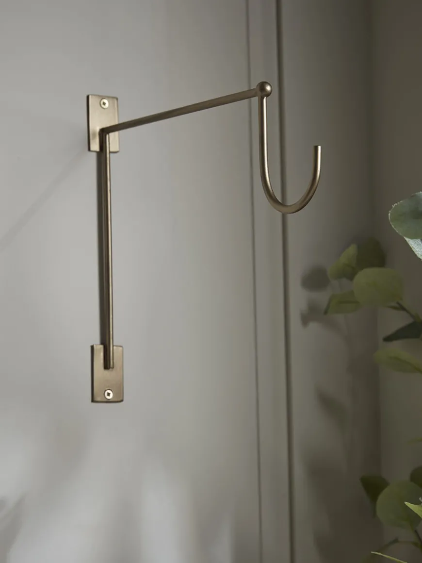 Antique Brass Effect Wall Hook