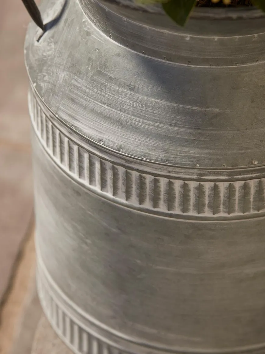 Antique Zinc Milk Churn