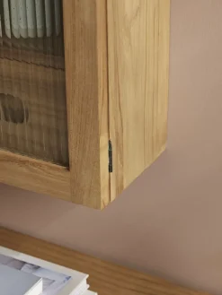 Arched Teak Storage Cabinet