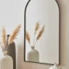Arched Wall Mirror - Black