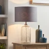 Aria Clear Glass Table Lamp - Large
