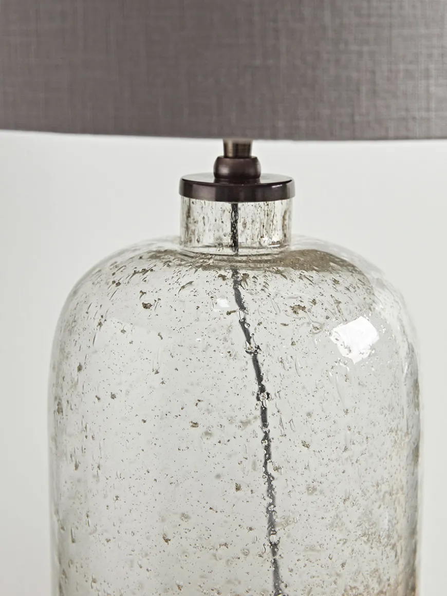 Aria Clear Glass Table Lamp - Large