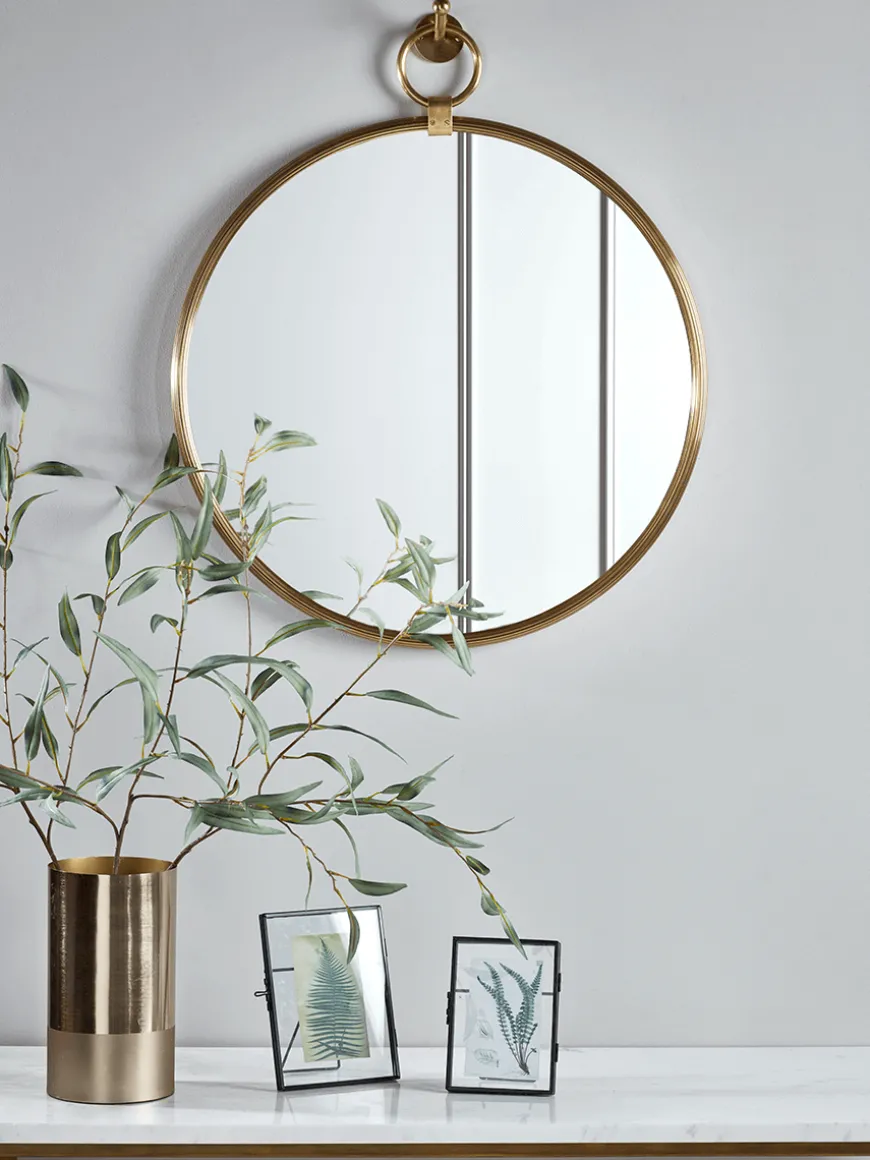 Aura Brass Mirror