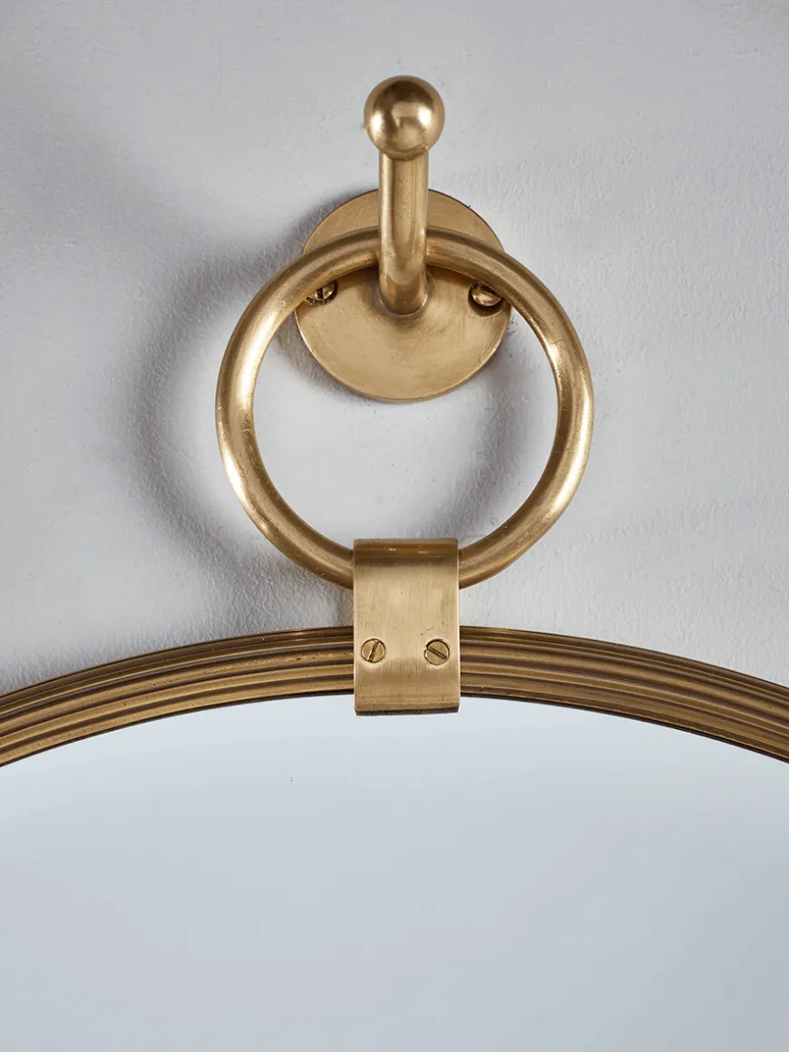 Aura Brass Mirror