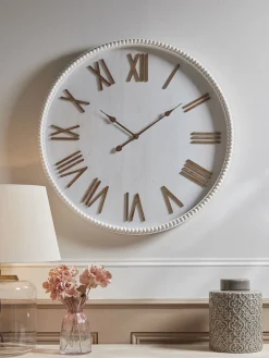 Beaded Wooden Clock