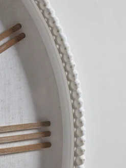 Beaded Wooden Clock