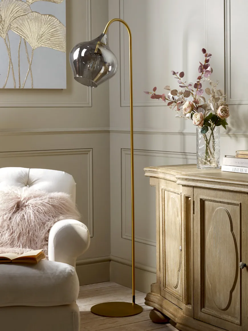 Bell Floor Lamp - Brass