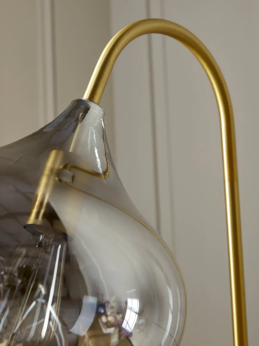 Bell Floor Lamp - Brass