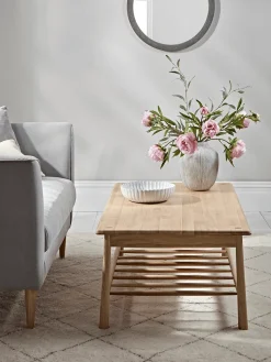Bergen Oak Coffee Table - Natural