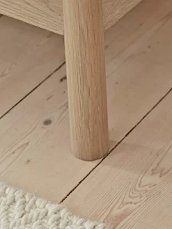 Bergen Oak Double Bed - Natural