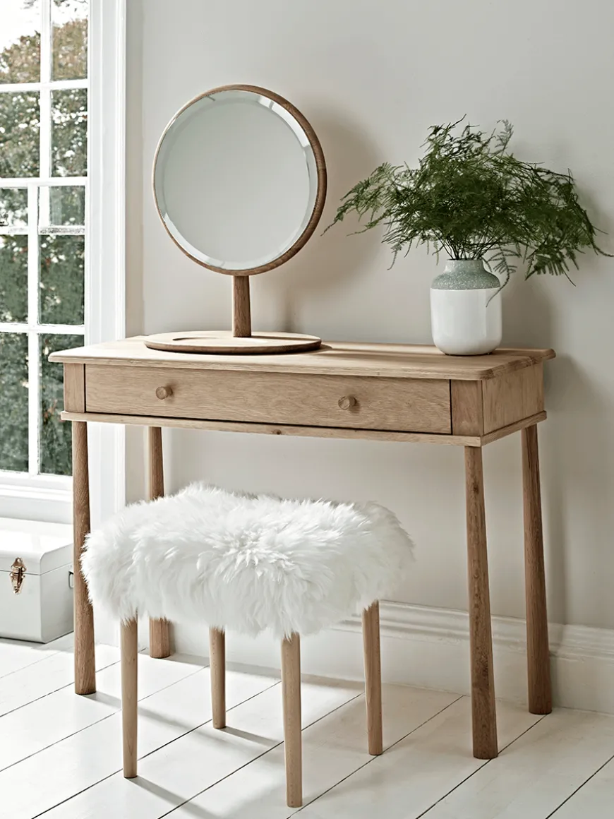 Bergen Oak Dressing Table Mirror