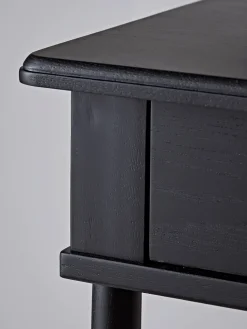 Bergen Oak Dressing Table - Black