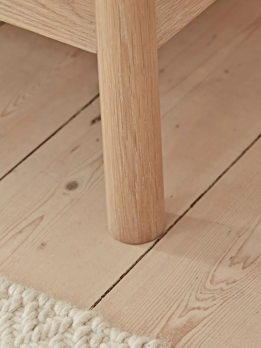 Bergen Oak Kingsize Bed - Natural
