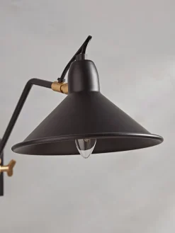 Black & Brass Wall Light