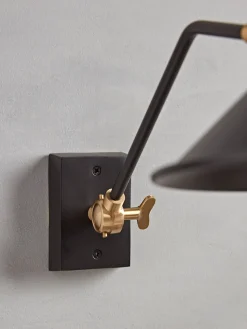 Black & Brass Wall Light