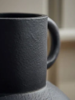 Black Handled Vase