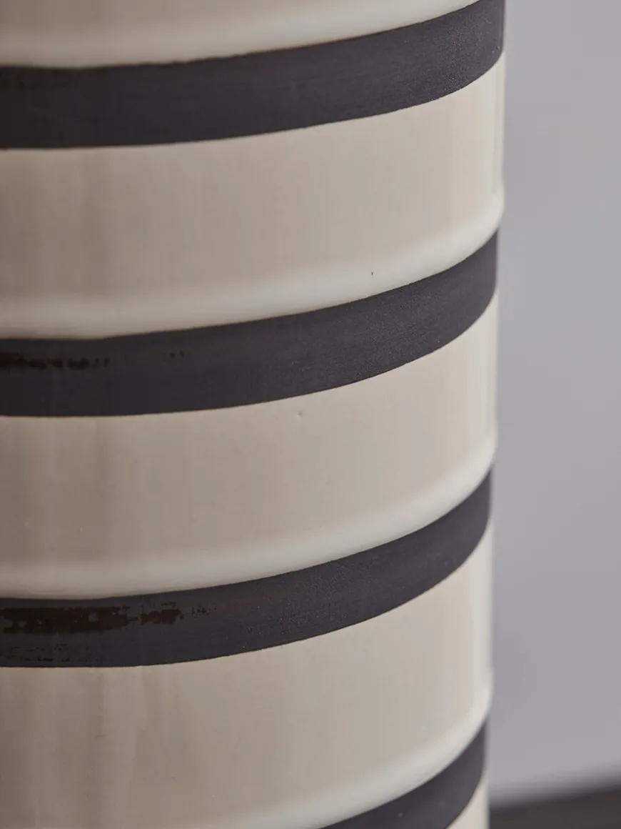 Black Stripes Ceramic Table Lamp
