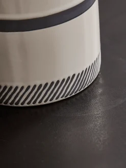 Black Stripes Ceramic Table Lamp