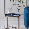 Blue & Gold Tray Table