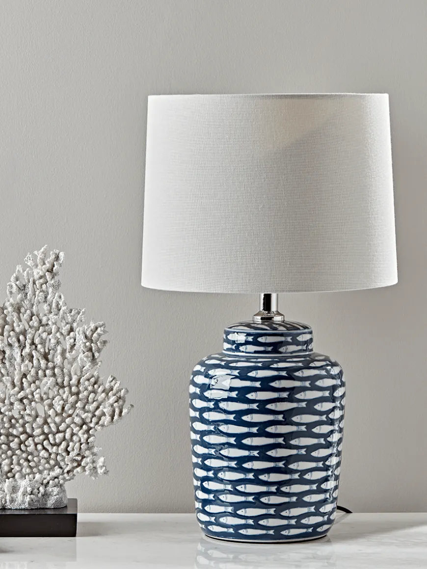 Blue Fish Table Lamp