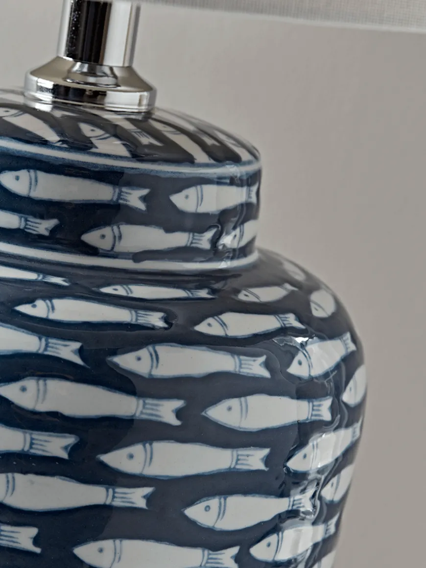 Blue Fish Table Lamp
