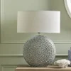 Blue Spiral Table Lamp