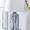 Blue Stripe Table Lamp