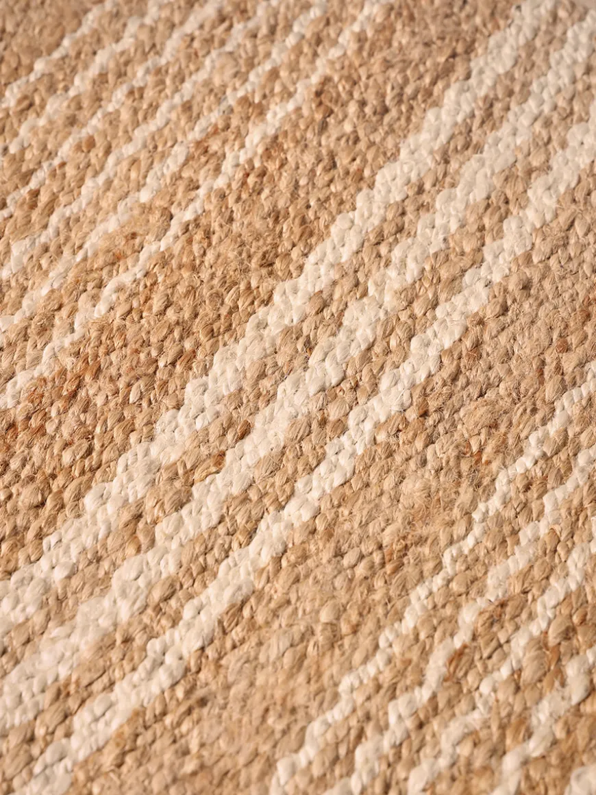 Braided Jute Stripe Doormat - Double