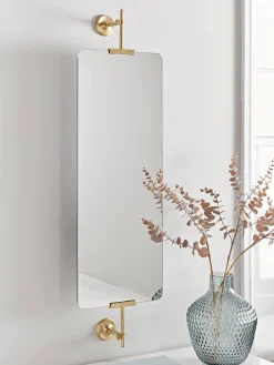 Brass Portrait Mirror