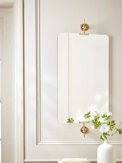 Brass Portrait Mirror - Large