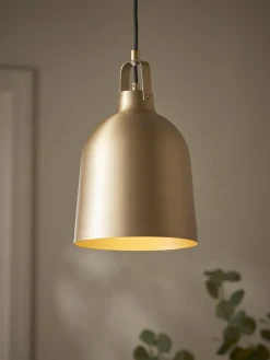 Brushed Antique Brass Pendant