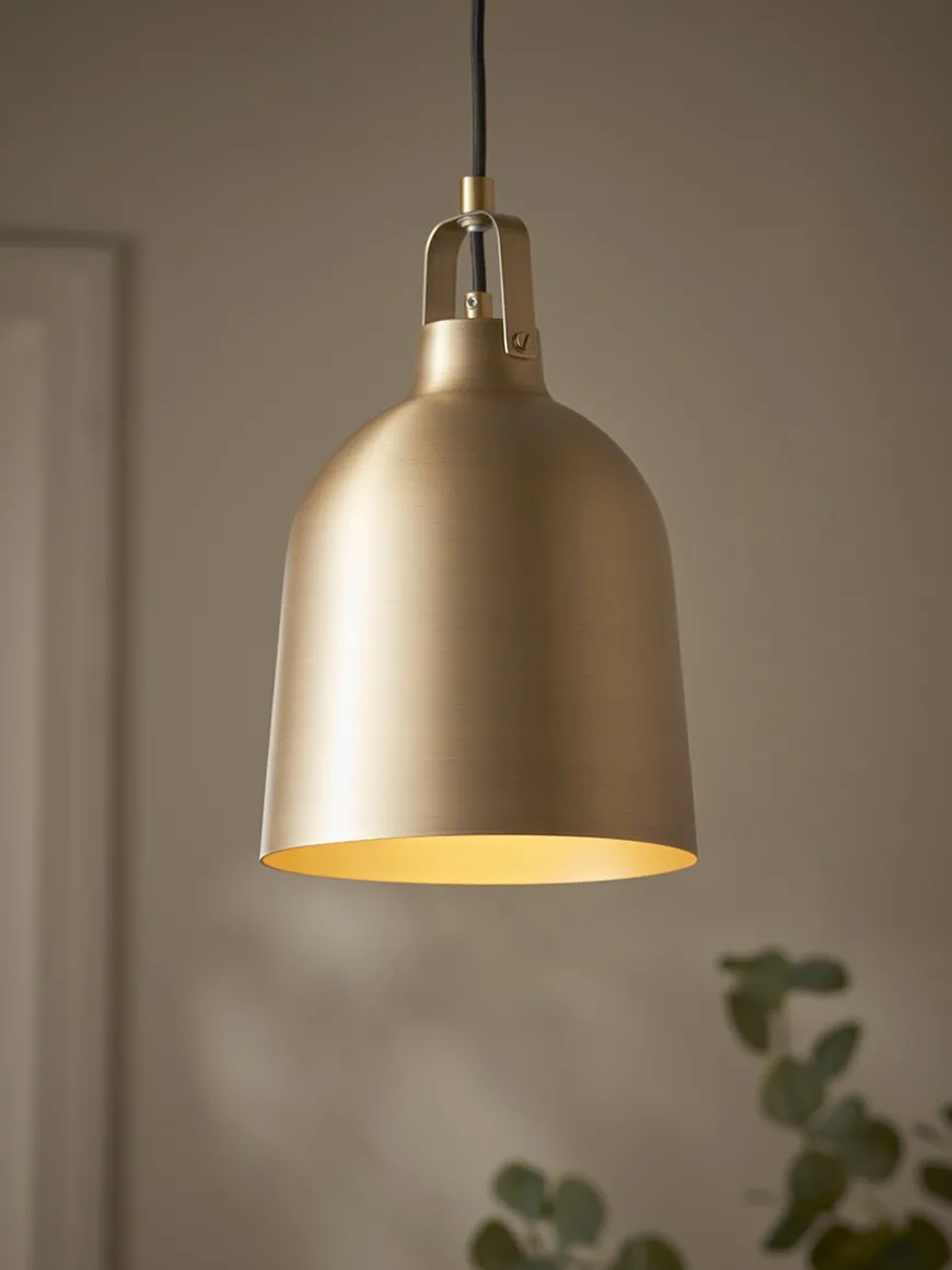 Brushed Antique Brass Pendant