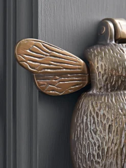 Bumble Bee Door Knocker - Antique Bronze