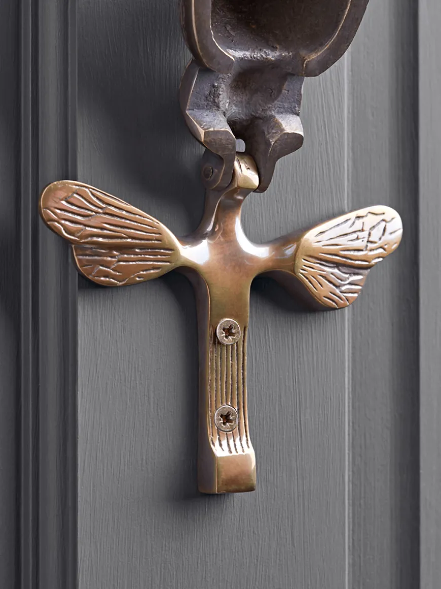 Bumble Bee Door Knocker - Antique Bronze