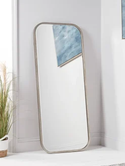 Burnished Silver Full Length Mirror